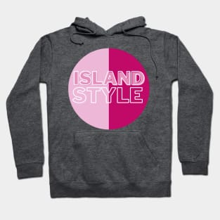 island style hawaii pink magenta tricolor circle Hoodie